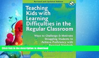 READ  Teaching Kids with Learning Difficulties in the Regular Classroom: Ways to Challenge