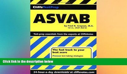 Big Deals  CliffsTestPrep ASVAB  Best Seller Books Most Wanted