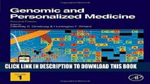 New Book Genomic and Personalized Medicine, Second Edition: V1-2