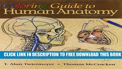 New Book Coloring Guide to Human Anatomy