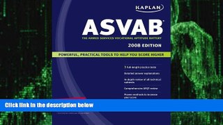Big Deals  Kaplan ASVAB 2008 Edition  Best Seller Books Best Seller