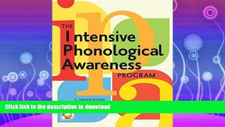 READ  The Intensive Phonological Awareness (IPA) Program FULL ONLINE