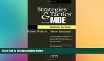 Big Deals  Strategies   Tactics for the MBE (Multistate Bar Exam)  Free Full Read Most Wanted