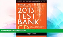 Big Deals  Wiley CPA Exam Review 2013 Test Bank CD, Regulation  Free Full Read Best Seller