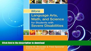 FAVORITE BOOK  More Language Arts, Math, and Science for Students with Severe Disabilities FULL