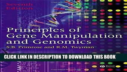 New Book Principles of Gene Manipulation and Genomics