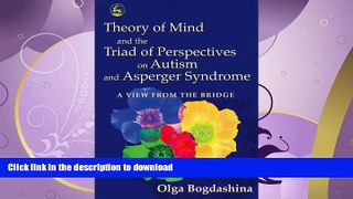 FAVORITE BOOK  Theory of Mind and the Triad of Perspectives on Autism and Asperger Syndrome: A