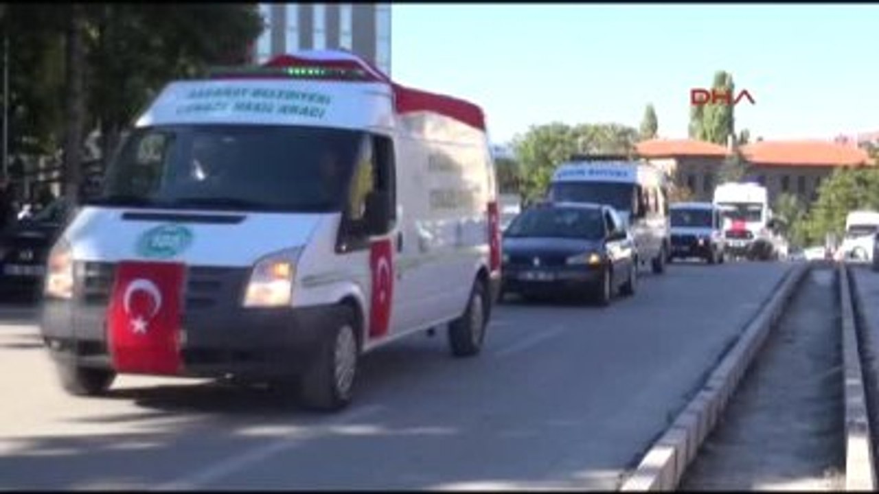 Aksaray Şehidini Uğurluyor