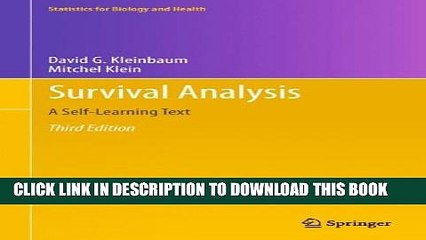 [PDF] Survival Analysis: A Self-Learning Text, Third Edition (Statistics for Biology and Health)