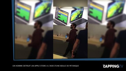 Dijon : Un homme en colère détruit des smartphones dans un Apple Store (Vidéo)