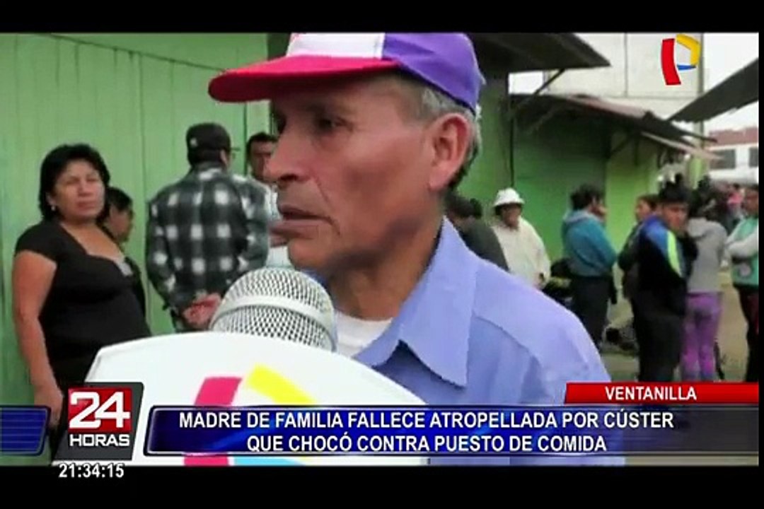 Ventanilla: madre de familia muere arrollada tras despiste de cúster