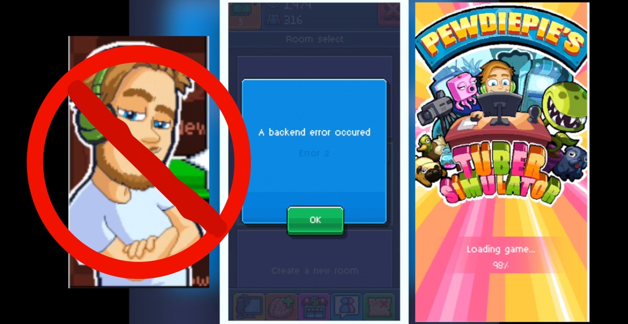 Pewdiepie Tuber Simulator Sucks - Mobile Games