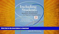 FAVORITE BOOK  Including Students with Severe and Multiple Disabilities in Typical Classrooms: