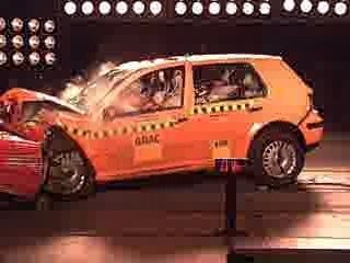 Crash test VW Golf IV 2002