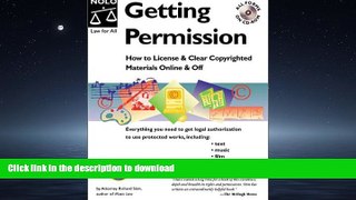 READ THE NEW BOOK Getting Permission: How to License and Clear Copyrighted Materials Online and