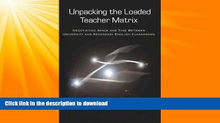 READ  Unpacking the Loaded Teacher Matrix: Negotiating Space and Time Between University and