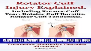New Book Rotator Cuff Injury Explained. Including Rotator Cuff Tear, Rotator Cuff Bursitis,