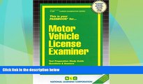 Must Have PDF  Motor Vehicle License Examiner(Passbooks)  Free Full Read Best Seller