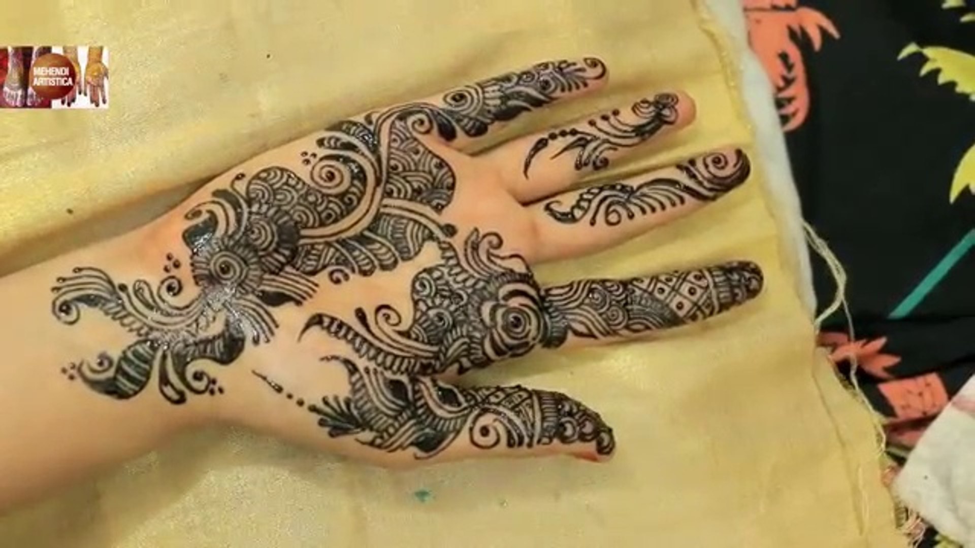 Simple Beautiful Mehendi Steps