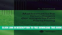 New Book Mathematische Grundlagen der empirischen Forschung (Statistik und ihre Anwendungen)