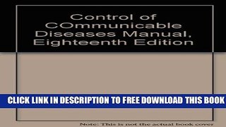 Collection Book Control of COmmunicable Diseases Manual, Eighteenth Edition