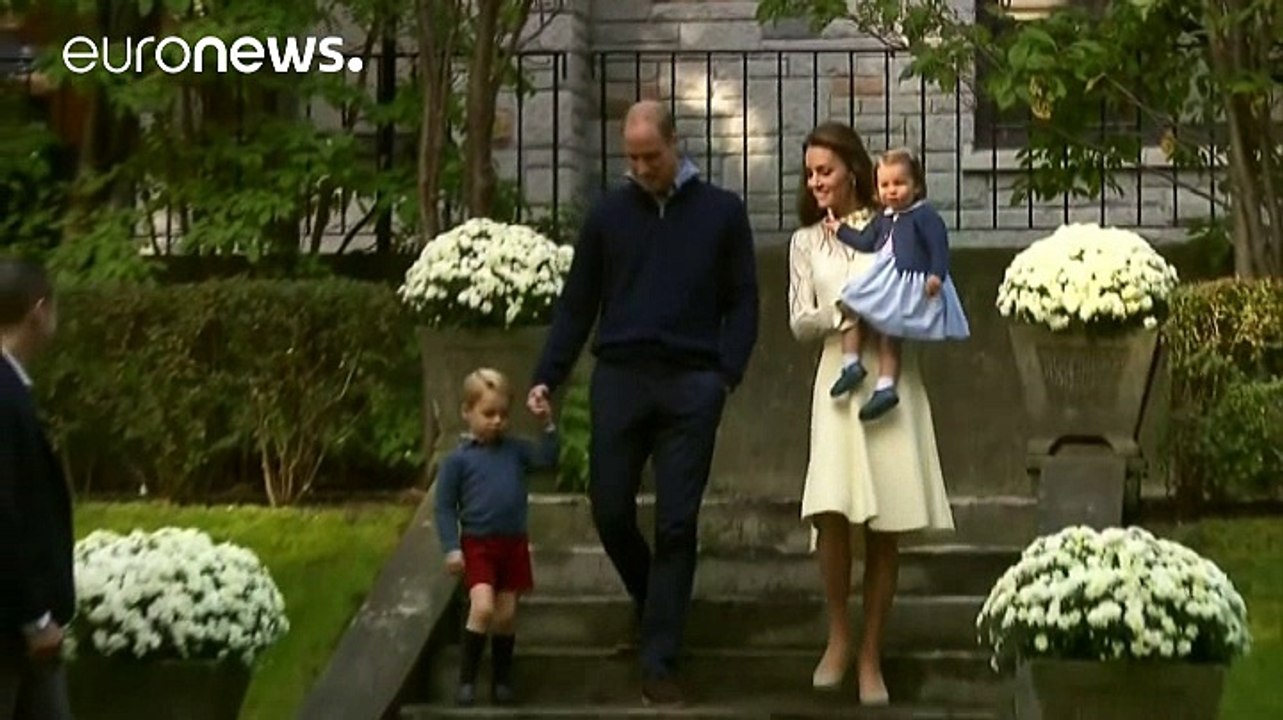 Kanada royal: Charlotte und George Stargäste auf Kinderparty