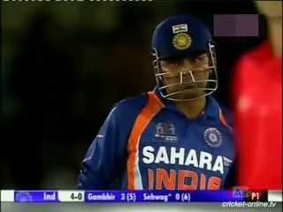 Mohammad Amir Brilliant Bowling To Sehwag