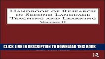Collection Book Handbook of Research in Second Language Teaching and Learning: Volume 2 (ESL