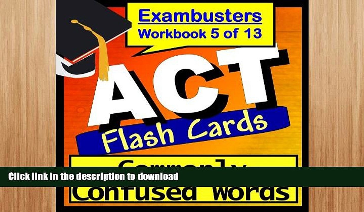 READ  ACT Test Prep Words Commonly Confused Vocabulary Review Flashcards--ACT Study Guide Book 5
