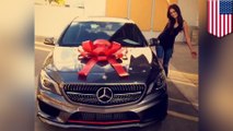 Driver crashes new brand new Mercedes Benz into cyclist in alleged DUI hit-and-run