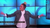 Miley Cyrus Jokes About Giving Ellen DeGeneres Molly