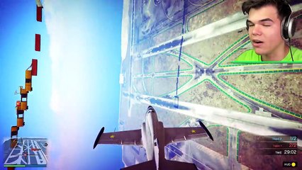 PLANES vs. TIGHTROPE BMXERS! (GTA 5 Funny Moments)