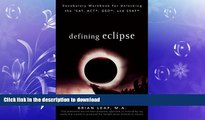 FAVORITE BOOK  Defining Eclipse: Vocabulary Workbook for Unlocking the SAT, ACT, GED, and SSAT