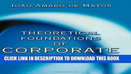 [PDF] Theoretical Foundations of Corporate Finance Popular Collection