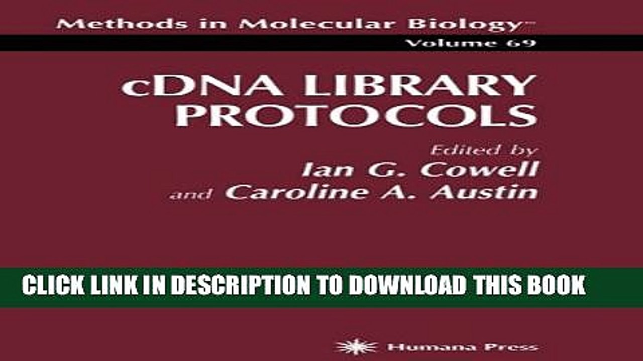 [PDF] cDNA Library Protocols (Methods in Molecular Biology) Popular Online