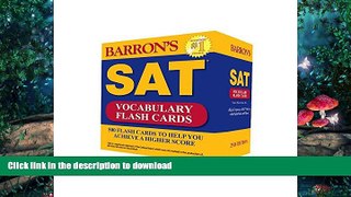 READ BOOK  Barron s SAT Vocabulary Flash Cards, 2nd Edition: 500 Flash Cards to Help You Achieve