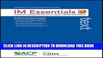 [PDF] IM Essentials Text (ACP, IM Essentials Text) Popular Online