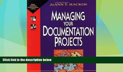 Big Deals  Managing Your Documentation Projects  Free Full Read Most Wanted