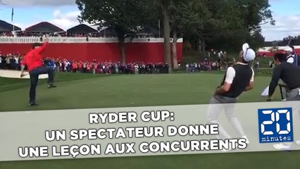 Ryder Cup: Un spectateur donne une leçon de golf à McIlroy