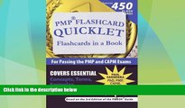Big Deals  PMP Flashcard Quicklet: Flashcards in a Book for Passing the PMP and CAPM Exams  Free