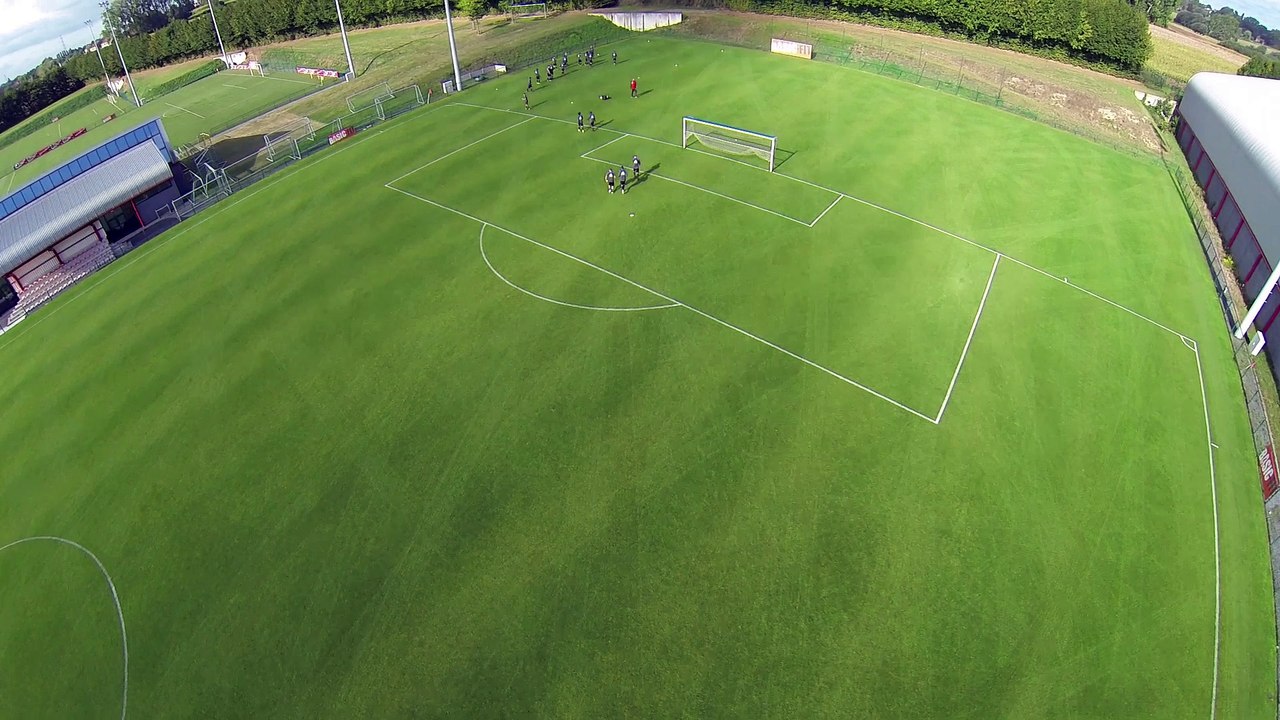 Le nouveau Belgian Football Center de Tubize  vu du ciel