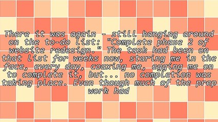 One Easy Way To Overcome Procrastination - Revealed!