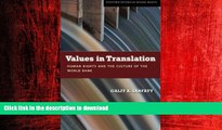 READ THE NEW BOOK Values in Translation: Human Rights and the Culture of the World Bank (Stanford