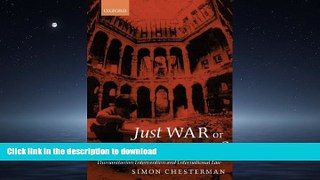 FAVORIT BOOK Just War or Just Peace?: Humanitarian Intervention and International Law (Oxford