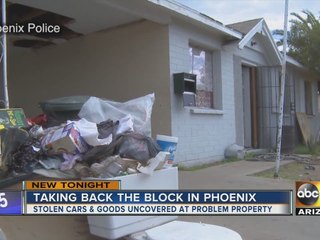 Hotbed of illegal activity busted at vacant Phoenix house