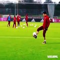 Robert Lewandowski's Amazing Skills During Bayern Munich Training