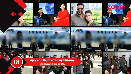 Ajay & Kajol Wrap Up 'Shivaay's' Promotion In U.S, Karan Johar Opens Up About Depression