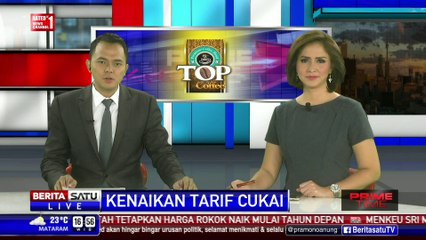 Tahun Depan, Tarif Cukai Naik Sekitar 10,54 Persen
