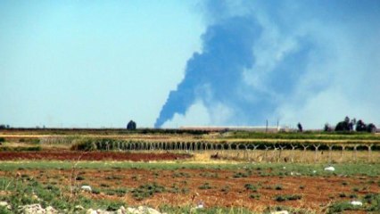 Suriye'nin Kamışlı Kenti Yakınlarında Petrol Sahasında Patlama