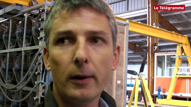 Brest. L'éolienne flottante Eolink en test à Ifremer